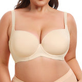 Plus Size T shirt Bra with straps