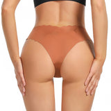 plus size seamless g string thong cheeky brief low waist