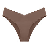 plus size seamless g string thong cheeky brief low waist