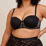 Plus Size T shirt Bra and removable straps