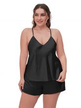 Artificial Silk Short Pajama Set