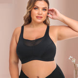 Plus Size everyday sports Bra Sexy with wide straps