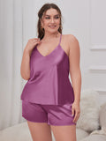 Artificial Silk Short Pajama Set