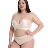 Push up Strapless Cute Plus Size Bra