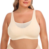 Plus Size everyday sports Bra Sexy with wide straps