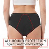 plus size leakproof period brief cotton