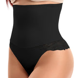 High rise Lace edge thong shapewear shaper RosyLemon