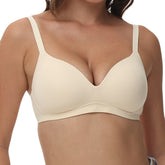 rosy lemon bra no wire bralette beige