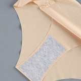 Low Waist plus size g string Seamless Thong skin color