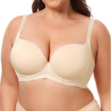 Plus Size T shirt Bra with straps