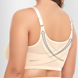 Front closure bra no wire plus size