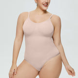 Seamless Shapewear Bodysuit with Adjustable Strap