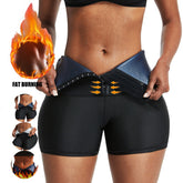 high rise mid thigh front hook sweat shaper rosylemon