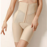 high waist front hook mid thigh shaper