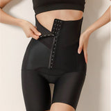 high waist front hook mid thigh shaper