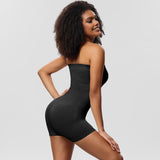 Strapless Mid Thigh Shapewear Bodysuit