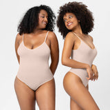 plus size camisole brief shapewear bodysuit black rosylemon