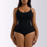 plus size camisole brief shapewear bodysuit black rosylemon