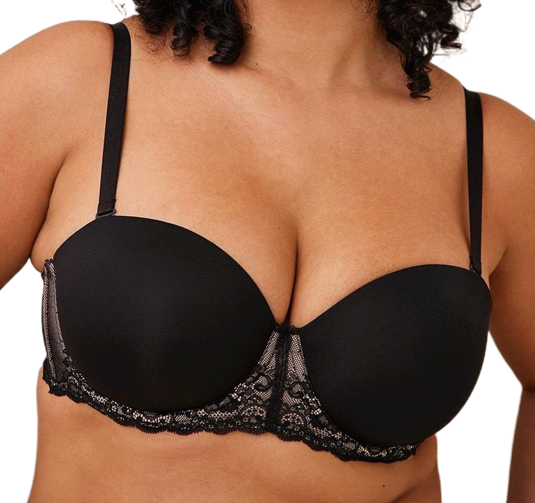 Plus Size T shirt Bra and removable straps