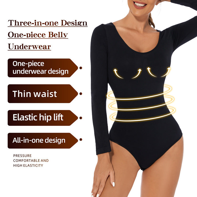 Long Sleeve Shapewear Bodysuit