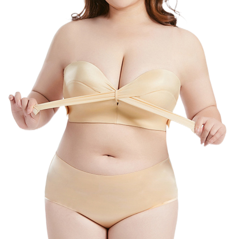  Push up Strapless Cute Plus Size Bra