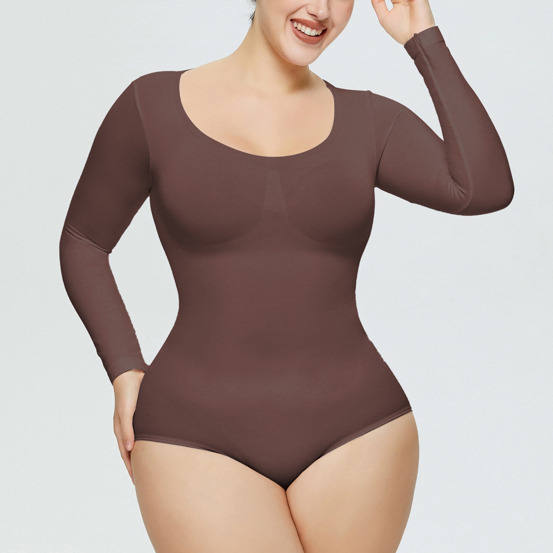 Long Sleeve Shapewear Bodysuit