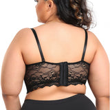 Plus Size T Shirt Bra Lace Back Corset | Tank Top With Straps