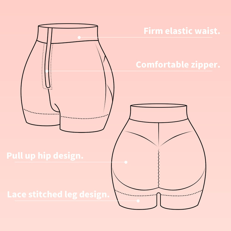 Butt Lifter Shapewear Shorts with Tummy Control