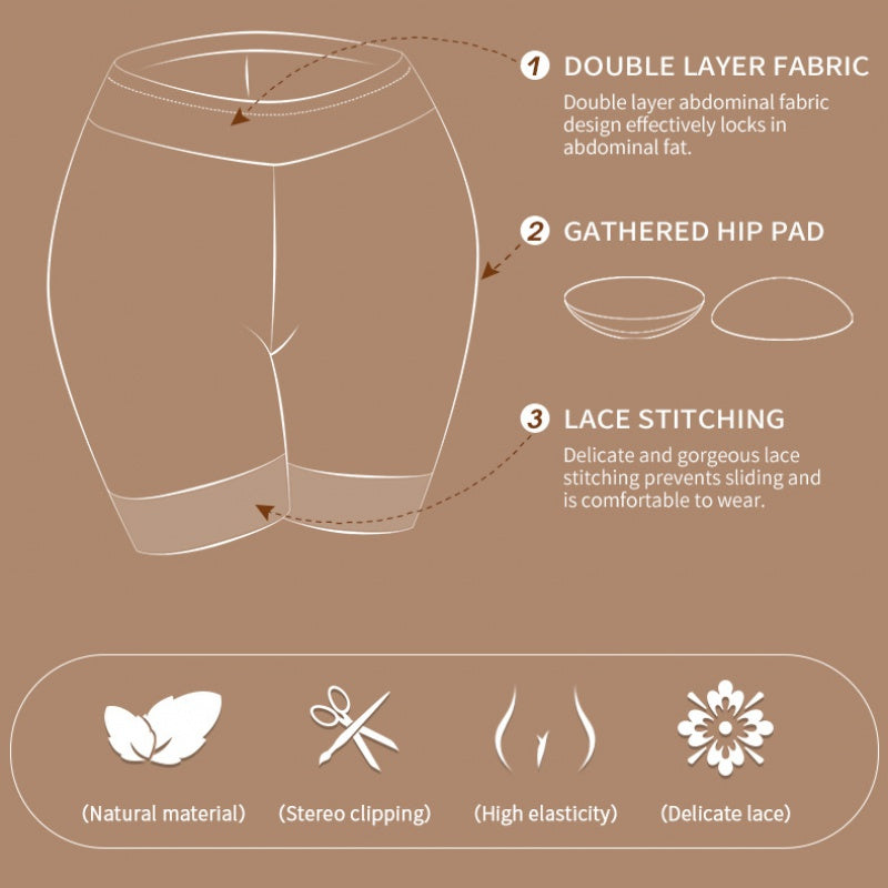 Padded Hip Shapewear Shorts