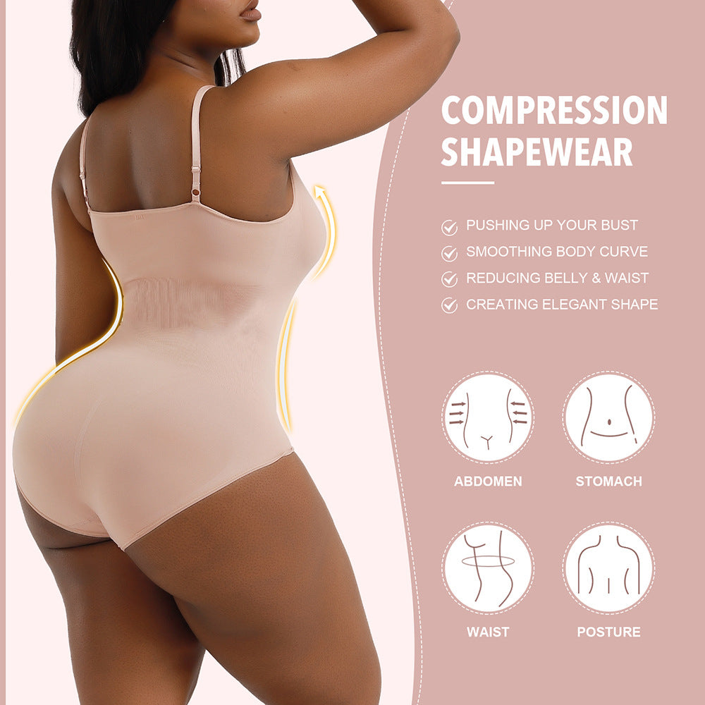 Enhanced Tummy Control & Butt Lift Shapewear Bodysuit