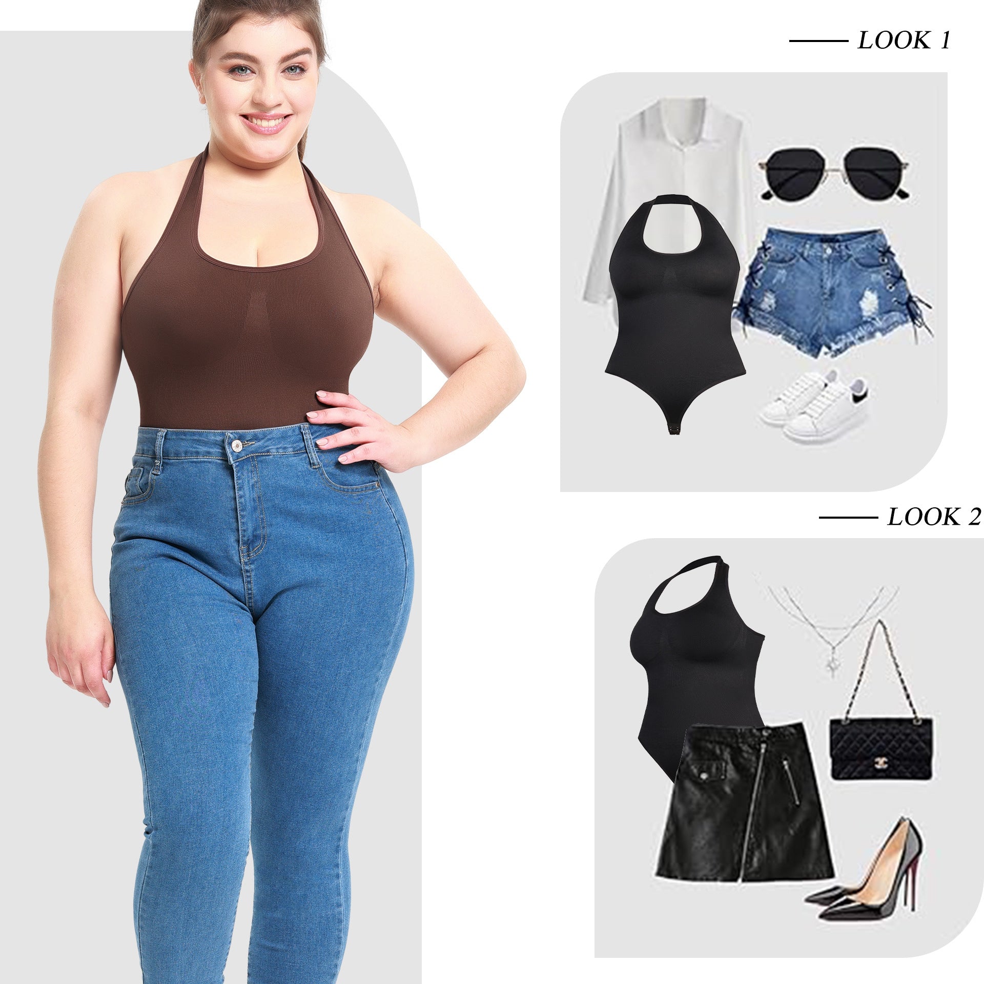 Backless Tummy Control & Butt Lift Shapewear Bodysuit