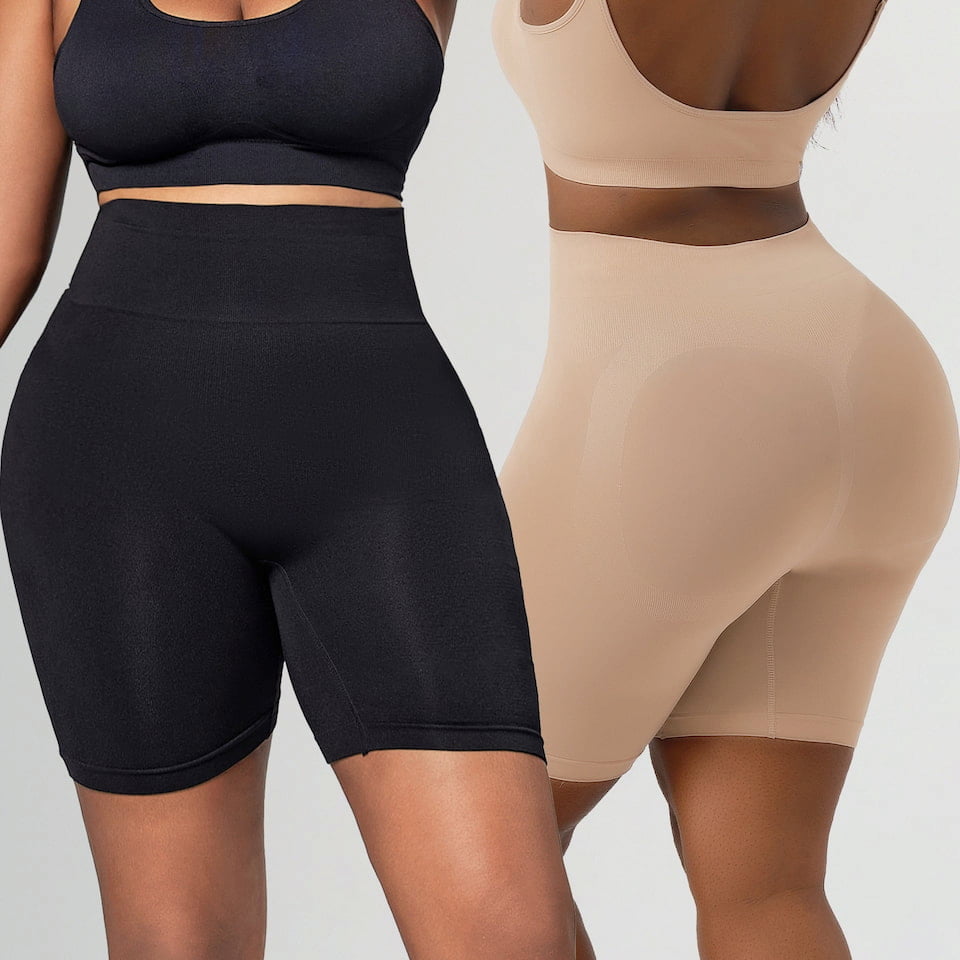 plus size Mid thigh shapewear shorts shaper rosylemon