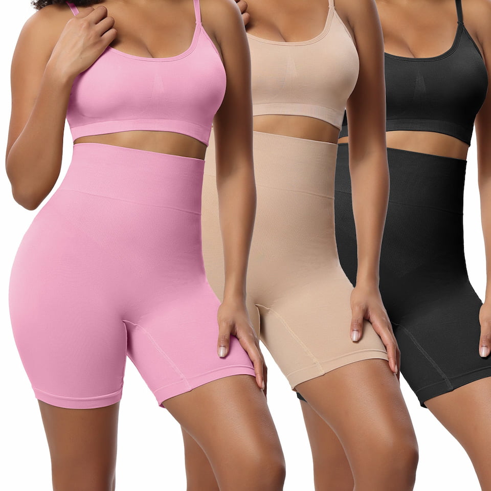 plus size Mid thigh shapewear shorts shaper rosylemon