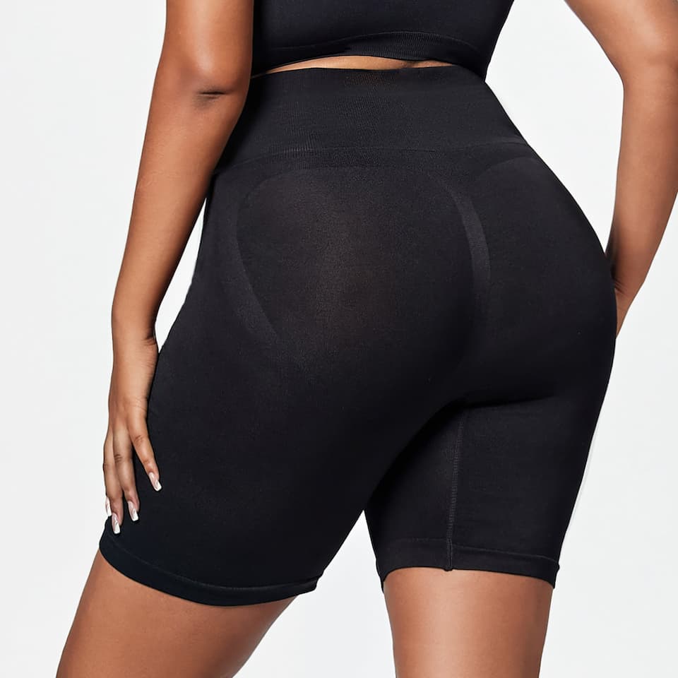 plus size Mid thigh shapewear shorts shaper rosylemon