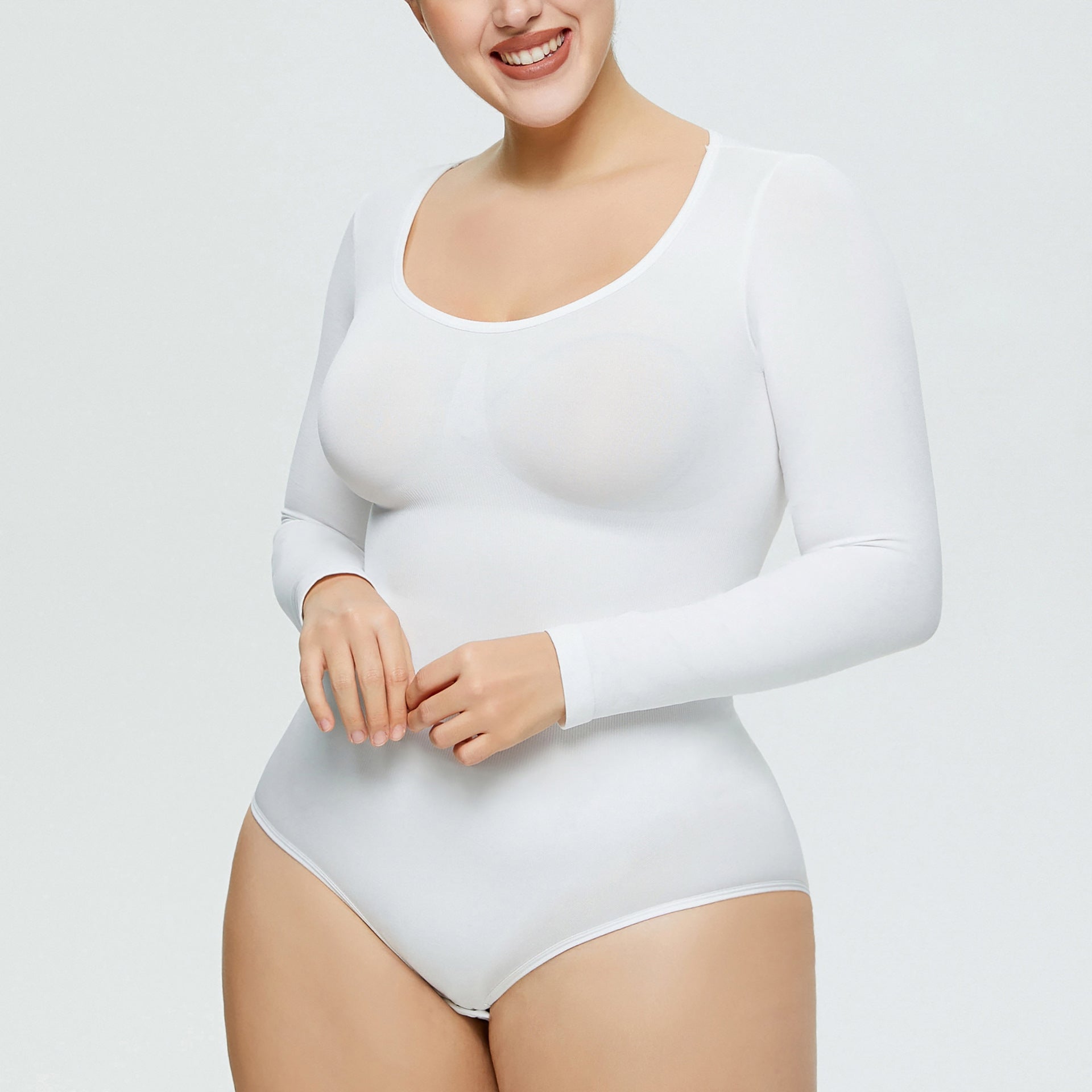 Long Sleeve Shapewear Bodysuit