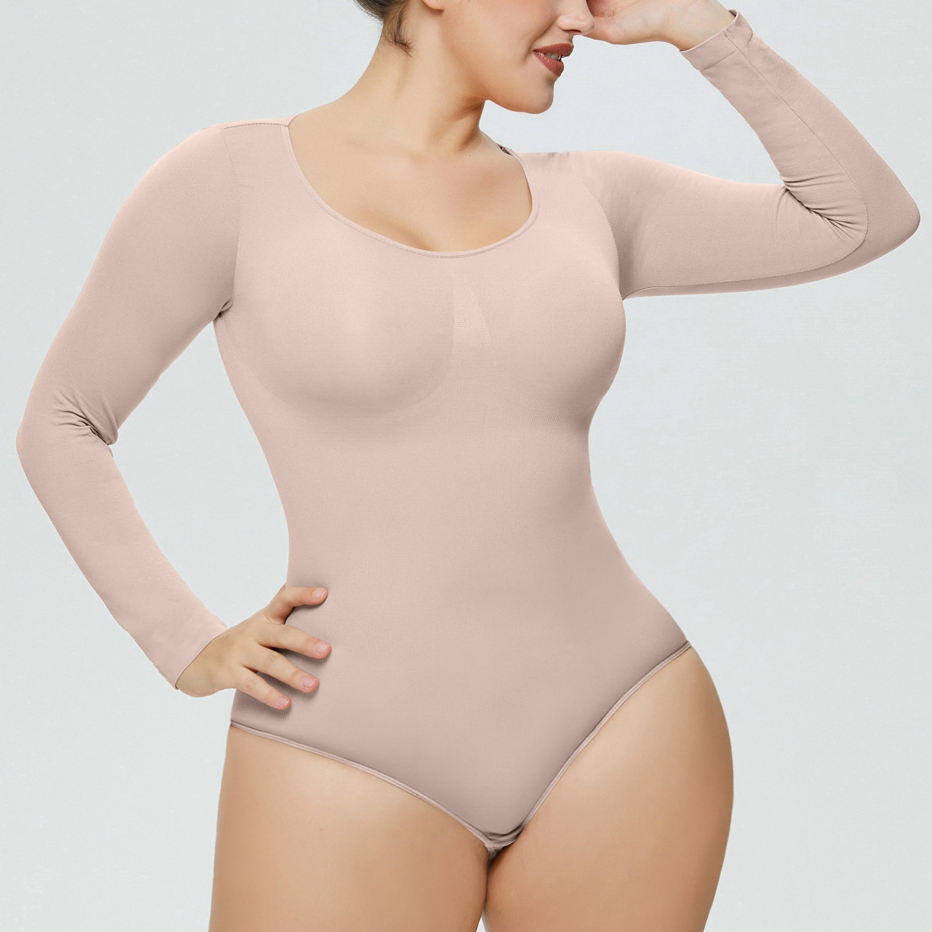 Long Sleeve Shapewear Bodysuit