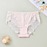 plus size g string Seamless sexy thong cheeky brief lace white