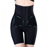 high waist front hook mid thigh shaper 