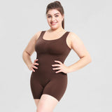 mid thigh camisole shapewear bodysuit brown rosylemon