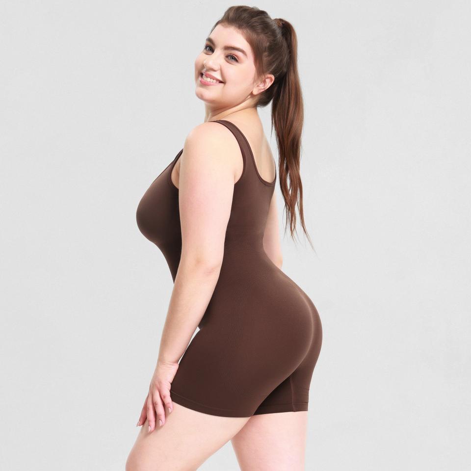 plus size mid thing shapewear bodysuit rosylemons