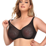 Push-up Mesh See-Through T-Shirt Bra