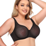 Push-up Mesh See-Through T-Shirt Bra