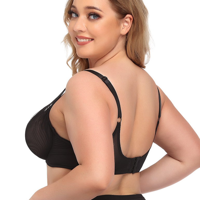 Push-up Mesh See-Through T-Shirt Bra