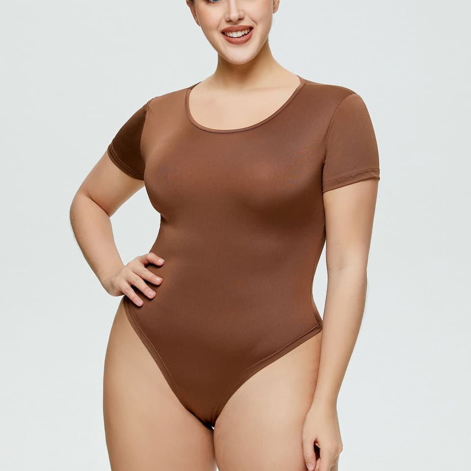 T-Shirt Shapewear Bodysuit - Tummy Control