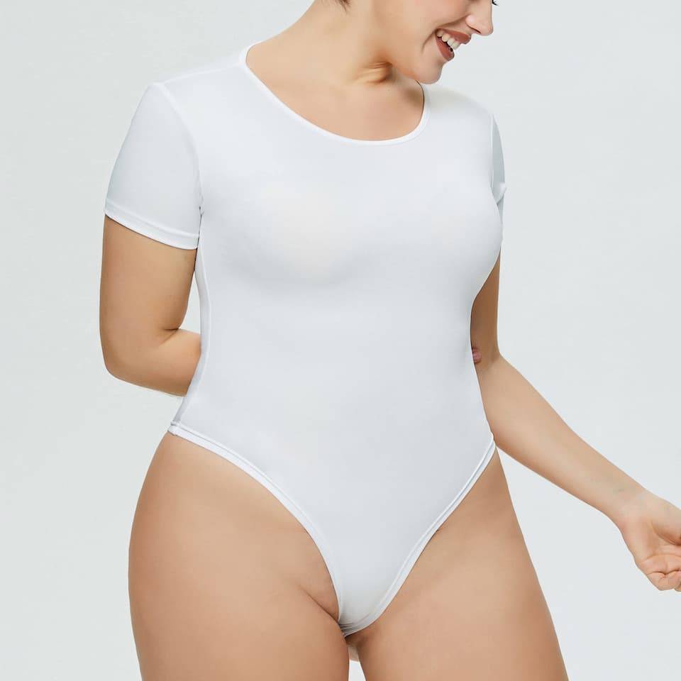 T-Shirt Shapewear Bodysuit - Tummy Control